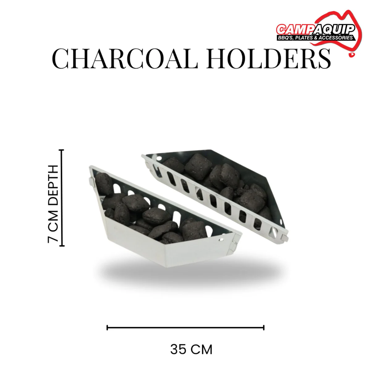 Campaquip Charcoal Baskets (pair) - Image 3