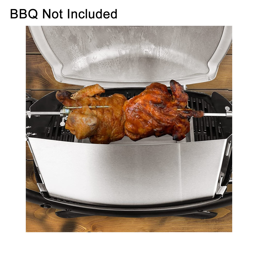 Campaquip Rotisserie for Weber Q2000 & Q2200 Gas BBQs - Image 2